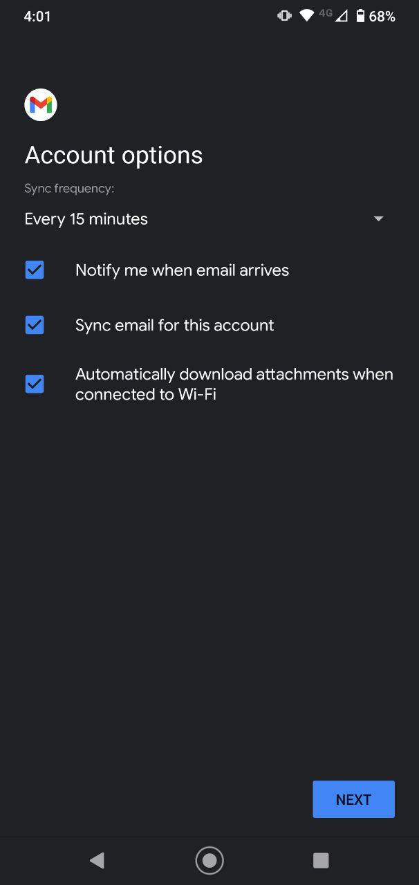 Android guide steps